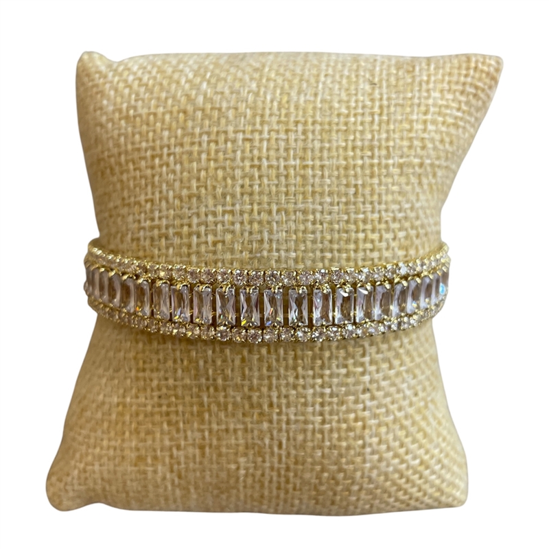 RH02 RECTANGULAR RHINESTONE BRACELET