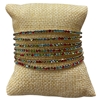 RS01 STRETCH MULTI COLOR RHINESTONE 7 PCS SET BRACELET