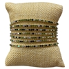 RS11 STRETCH GREEN MULTI RHINESTONE 7 PCS SET BRACELET
