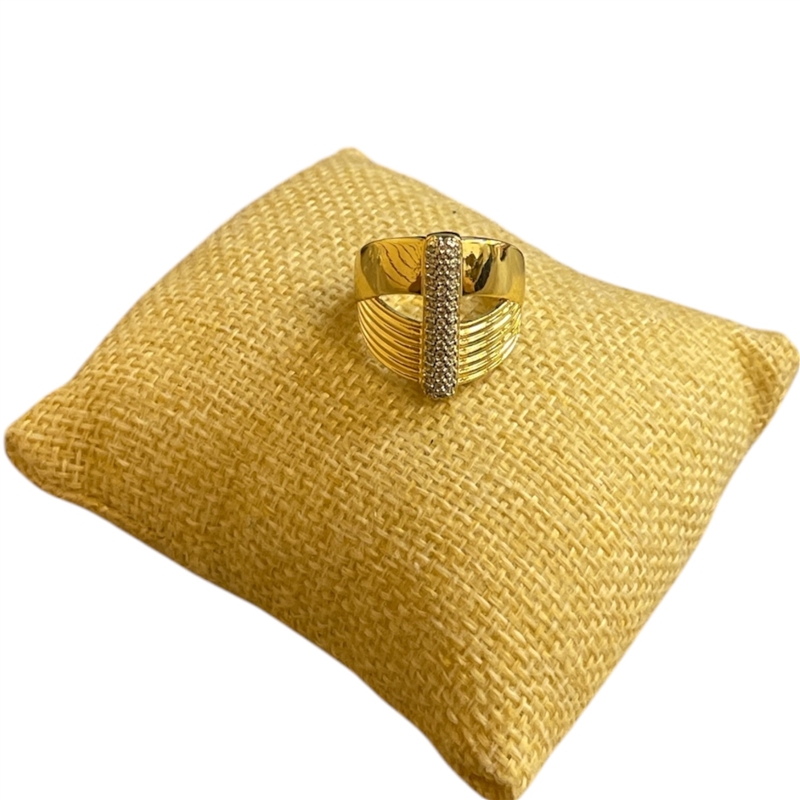 RTT22 TWO TONE PAVED LINE IN CENTER ADJUSTABLE RING
