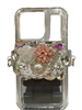S80AB  AB SILVER STONE ADJUSTABLE  CELLPHONE HOLDER