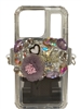 S80MF  MAUVE FLOWER  ADJUSTABLE CELLPHONE HOLDER