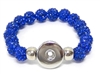 SBB-07 Snap Button Bracelet   *NO RED AVAILABLE*