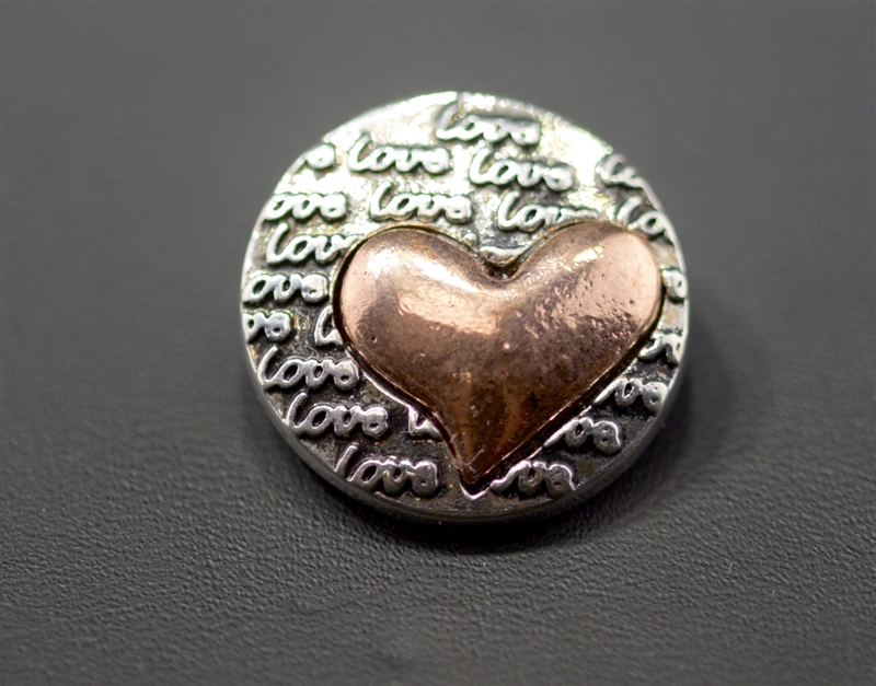 SBC-0005 HEART SNAP BUTTON