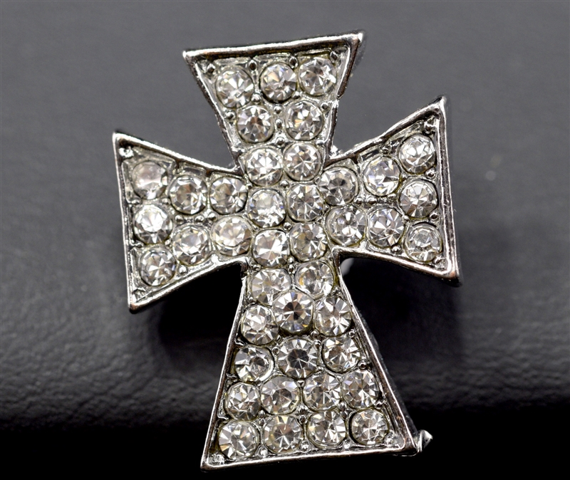 SBC-0022 RHINESTONE CROSS SNAP BUTTON