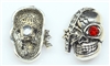 SBC-004 RHINESTONE SKULL SNAP BUTTON