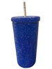 SC200 ROYAL BLUE RHINESTONE SODA CUP