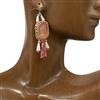 SE-1102 SMALL CRYSTAL BEADED EARRINGS