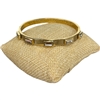 SE102 STAINLESS STEEL SPACED OUT BAGUETTES BRACELET