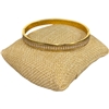 SE103 STAINLESS STEEL CLEAR BAGUETTE BRACELET