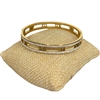 SE111 STAINLESS STEEL DOUBLE RHINESTONE BRACELET