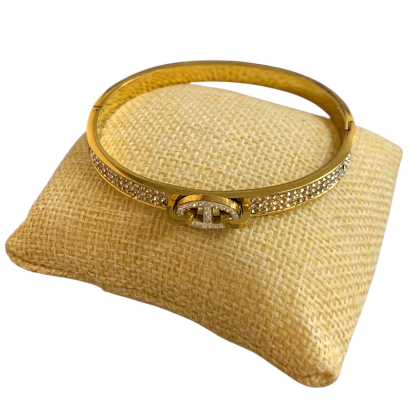 SE1121 STAINLESS STEEL OVAL BRACELET