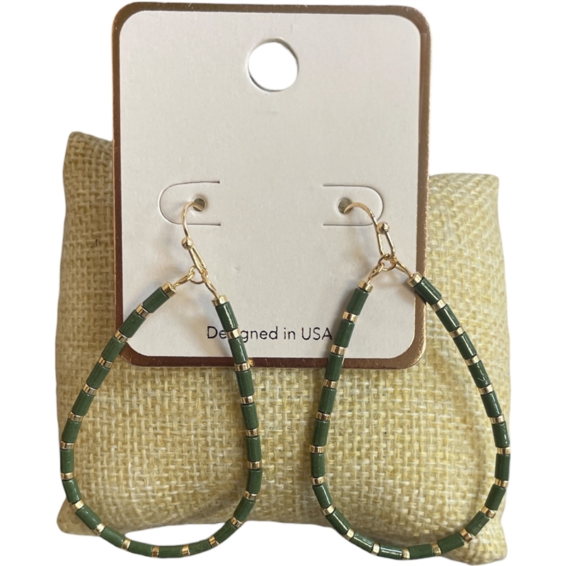 SE1151 CRYSTAL TEARDROP EARRINGS