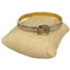 SE68 STAINLESS STEEL GOLD BUCKLE BRACELET
