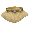 SE78 STAINLESS STEEL CENTERED HEART BRACELET