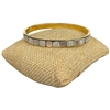 SE87 STAINLESS STEEL MOTHER PEARL SQUARES BRACELET