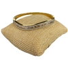 SE92 STAINLESS STEEL WAVE BAGUETTE  BRACELET