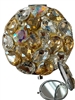 SM3T  AB TOPAZ CHUNKY CRYSTAL COMPACT DOUBLE-SIDE MIRROR