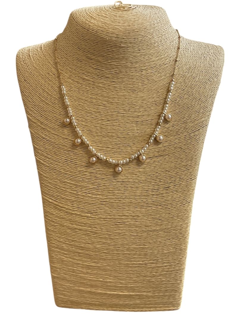 SN1168 PEARL BEADED NECKLACE