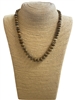 SN1207 ACRYLIC BEADED SHORT NECKLACE