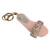 SP002P PINK RHINESTONE SANDAL KEYCHAIN