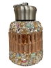 ST09CP   CHAMPAGNE MULTI  CRYSTAL STONE BOTTLE
