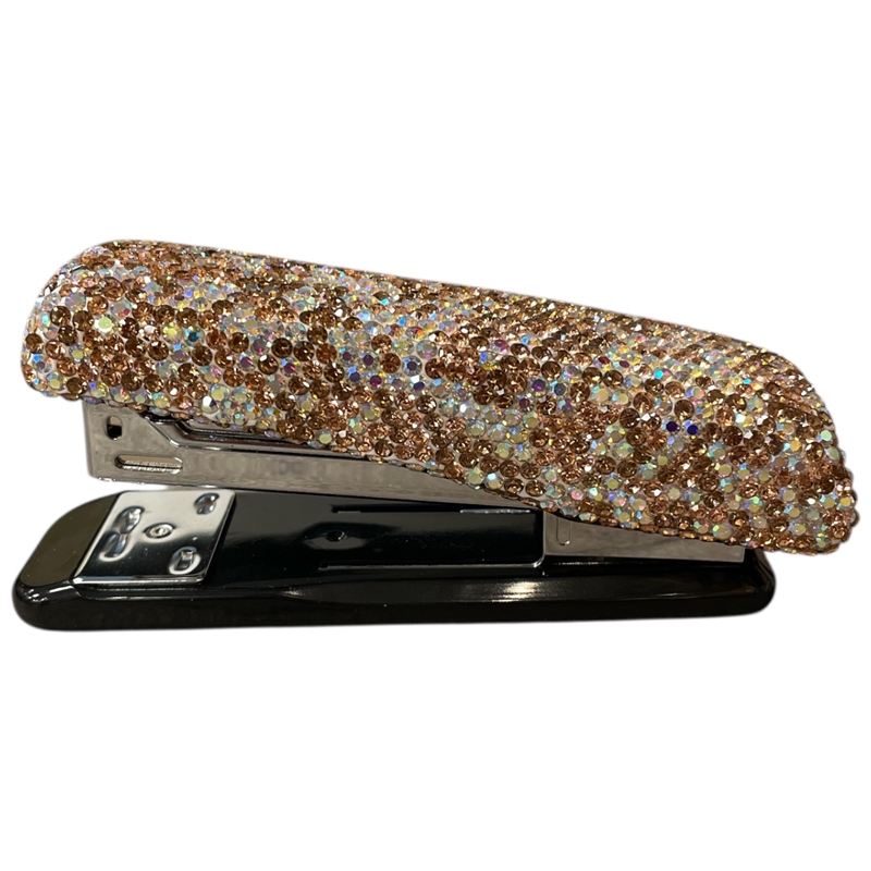 ST100BR  BROWN  RHINESTONES STAPLER