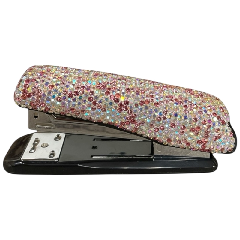 ST100LPK  PINK  RHINESTONES STAPLER
