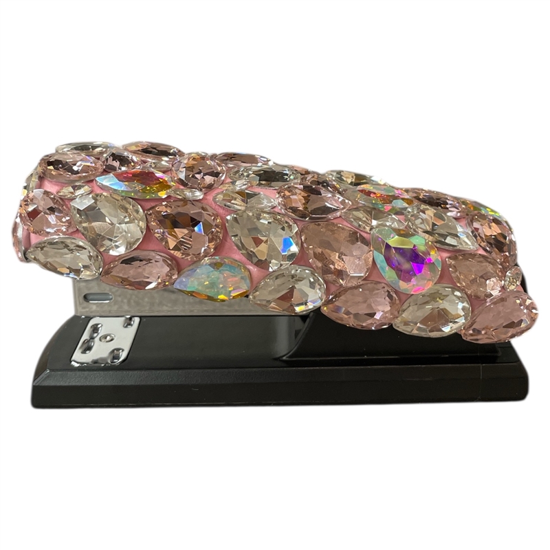 ST100PC PINK CRYSTAL STAPLER