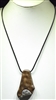 SW035 SANDALWOOD HAMMERED NECKLACE