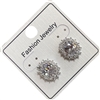 T295SC  RHINESTONE SUNFLOWER EARRING