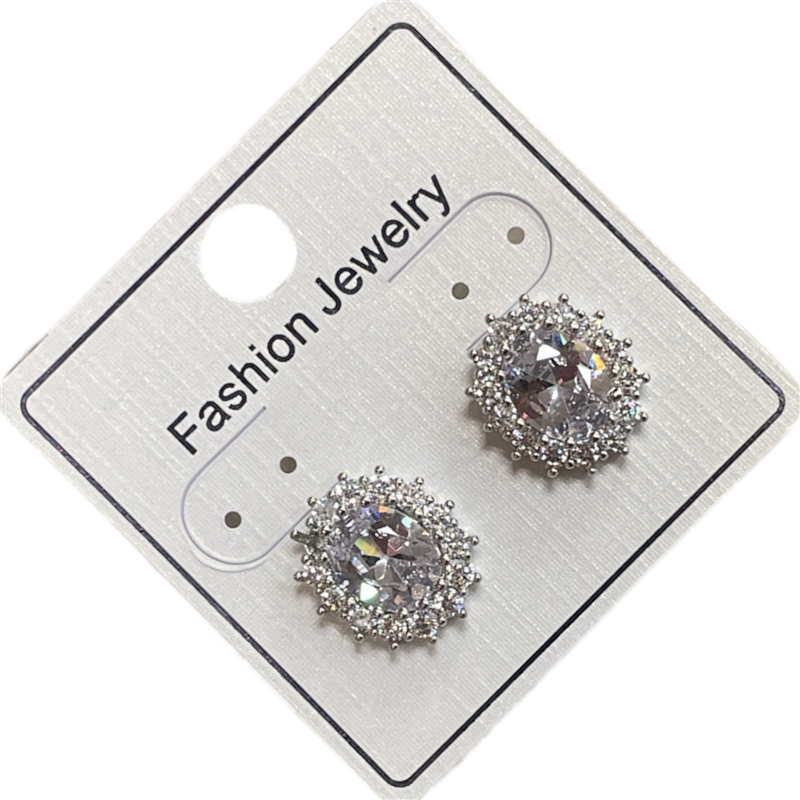T295SC  RHINESTONE SUNFLOWER EARRING