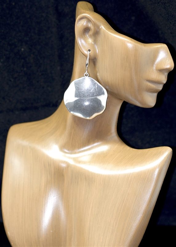 TE086 HAMMERED EARRINGS