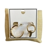 TE6217 PLAIN U LINK EXTRA SMALL HOOP EARRINGS