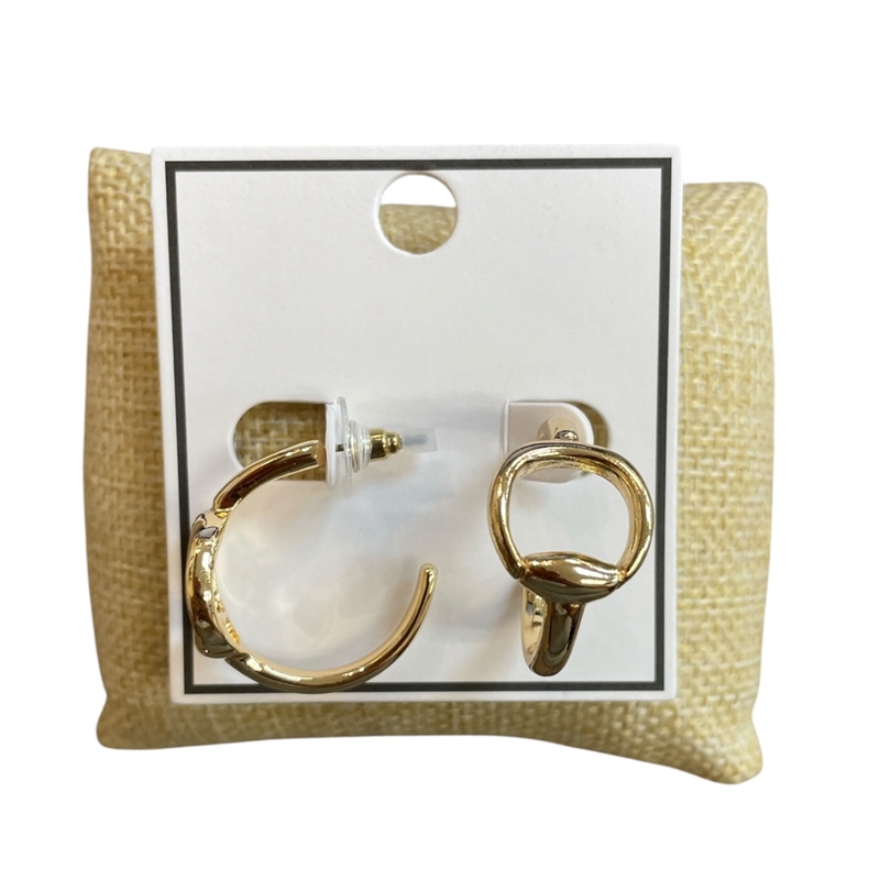 TE6217 PLAIN U LINK EXTRA SMALL HOOP EARRINGS