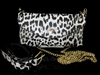 TG10013 GRAY LEOPARD PRINT CROSS BODY/WAIST BAG