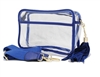TG10223RB CLEAR ROYAL BLUE CROSSBODY BAG
