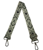 TG10231IVGE  NATURAL/GREEN  ADJUSTABLE BAG STRAP