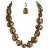 TNE1554  CHUNKY BEADED SET  NECKLACE