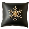 TP50002 GOLD SNOWFLAKE AB PEARL PIN BROOCH