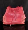 TTE03 PATTERN SOLID RED SET OF 2 TOTE BAG