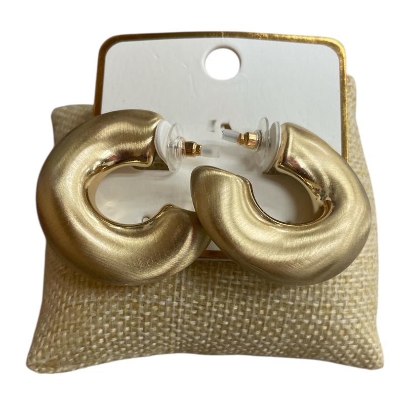 VE1036  LIGHTWEIGHT CHUNKY HOOP EARRINGS