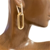 VE1159 CHAIN LINK EARRINGS