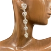 VE1308 LONG SMALL HEART EARRINGS