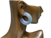 VE3532 ACRYLIC HOOP EARRINGS