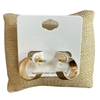 VE4736 MATTE WIDE EXTRA SMALL HOOP EARRINGS