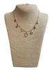 VN1189  HEARTS  CHARMS  NECKLACE