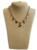 VN1235 CHERRY CHARMS  SHORT NECKLACES
