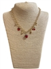 VN1263 STRAWBERRY  CHARMS NECKLACE