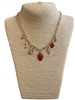 VN1264 STRAWBERRY  CHARMS NECKLACE